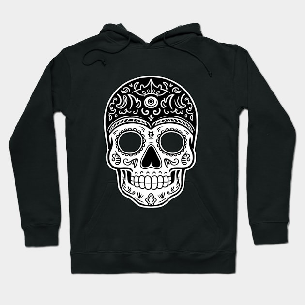 Skull Style-punk Hoodie by UrbanBlend